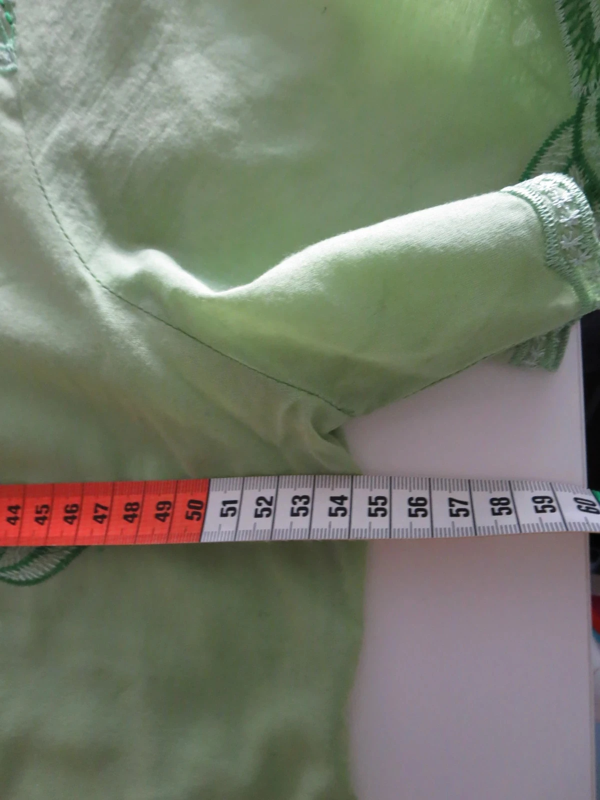 Jolie chemise fleurie vert menthe POKKA – Taille XL 42/44 – photo 5